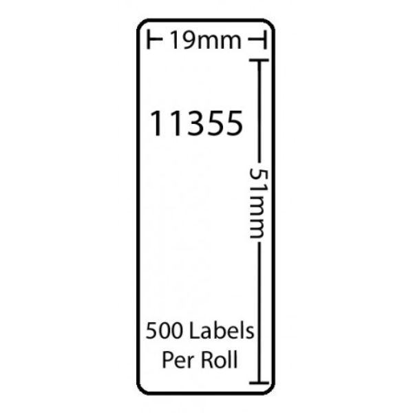 Picture of 11355 - 500 X 19mm X 51mm DYMO Compatible Labels